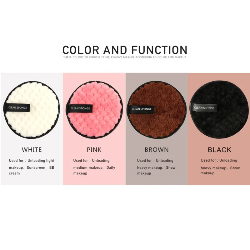 1 шт. косметическая пудра для лица губка круглой формы мягкий фланелет очищающая