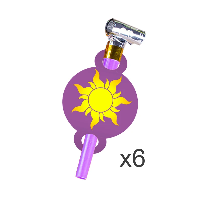 Спутанные украшения для дня рождения игра Рапунцель тема поставляет баннерные