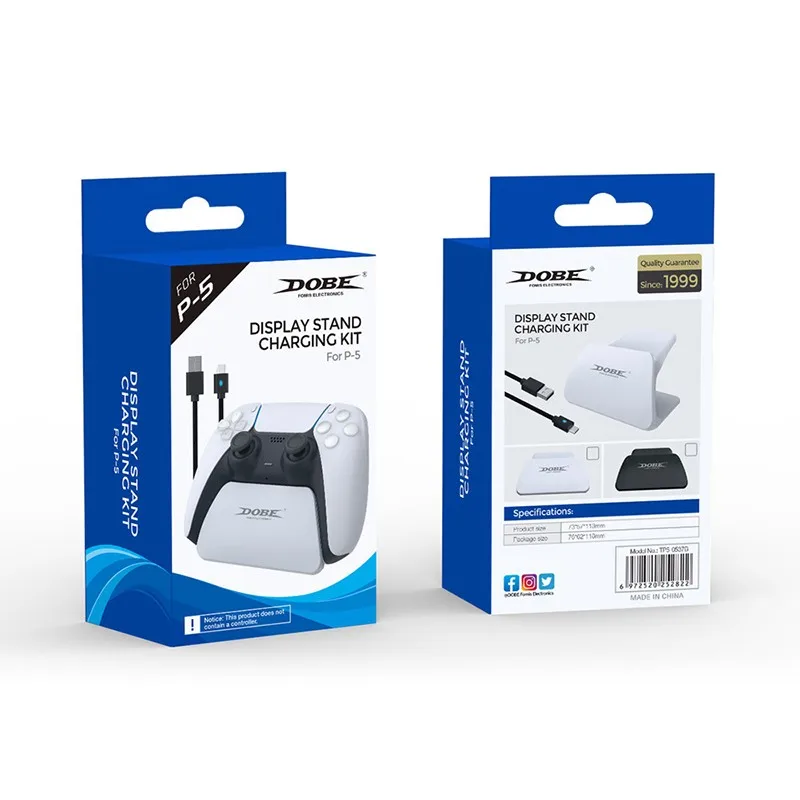 

TP5-0537 Stand Holder For PS5 Controller Bracket Holder With USB Cable For PS5 Gamepsd Stander