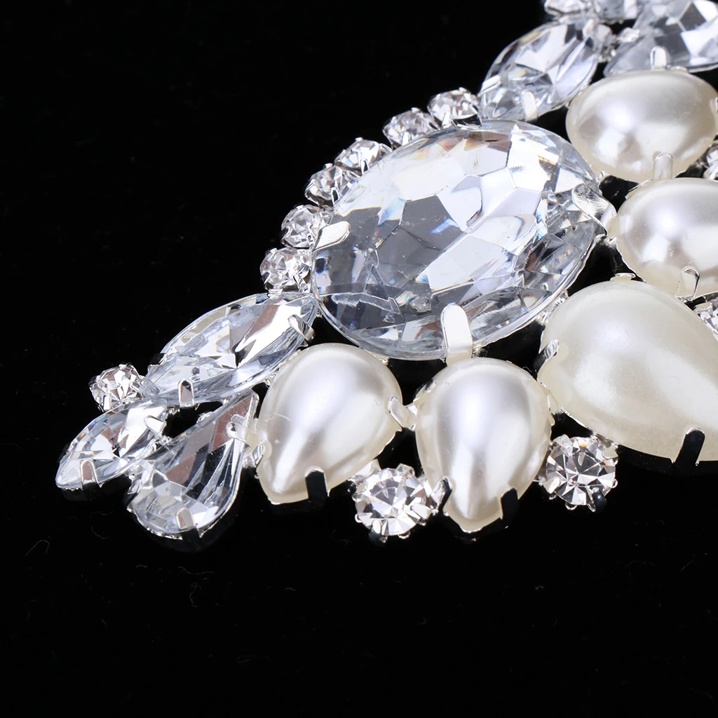 2 шт. свадебные туфли для невесты Декоративные искусственные жемчужины на