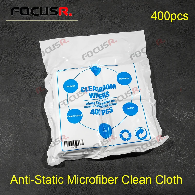 400PCS Anti-Static Microfiber Dusting Clean Cloth Cleanroom Wiper For LCD Screen Laminating Mobile Phone Repair Tool Sets