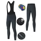 Шорты-комбинезон мужские для велоспорта, длинные штаны для спорта и бега, штаны для горных велосипедов, черные