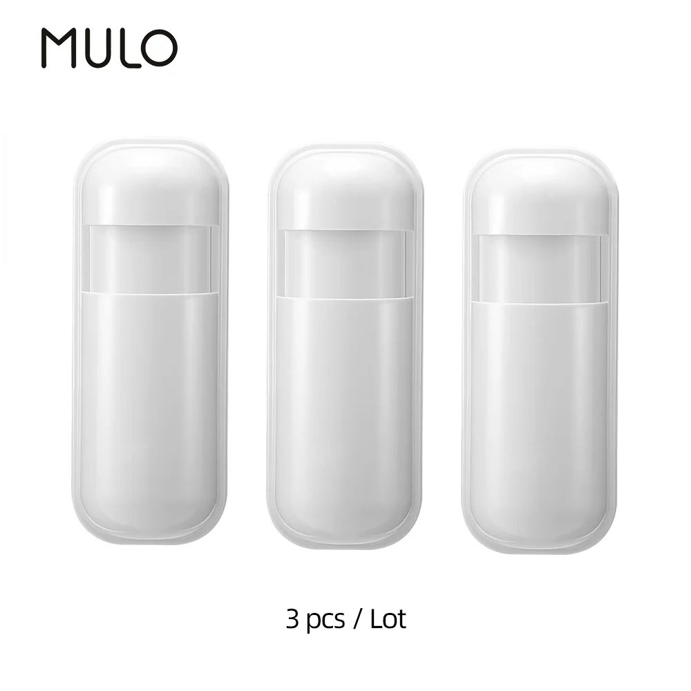 

MULO PA92R PIR Infrared Motion Sensor Wireless Detector Movement 433MHz for Security Burglar Alarm System