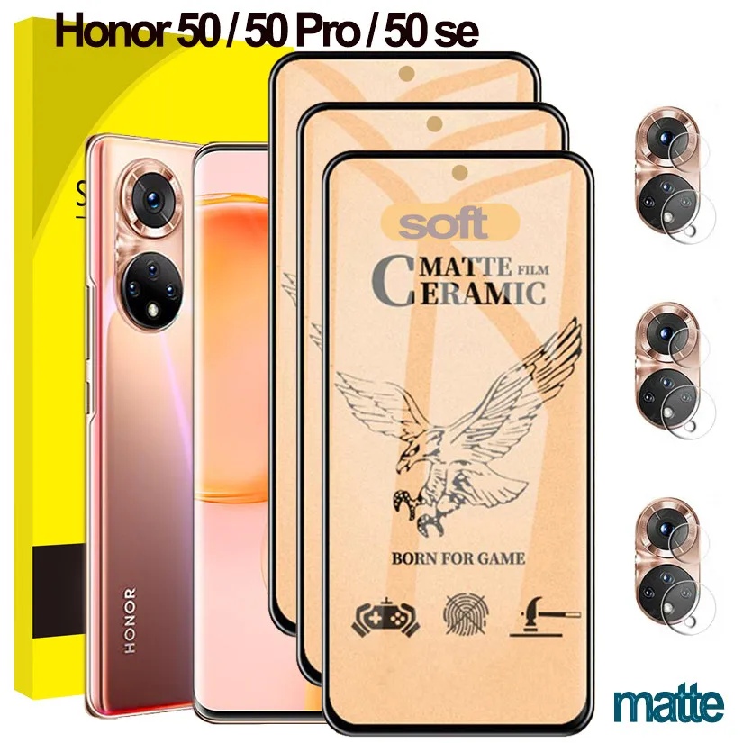 матовое стекло Huawei Honor 50 Pro Glass 50Pro пленка Керамическая Honor50 50SE очки на хонор про |