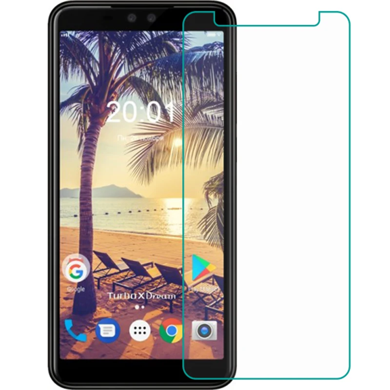 Закаленное стекло для Turbo X Dream 4G 2 шт. защитное высокого качества Защитная пленка