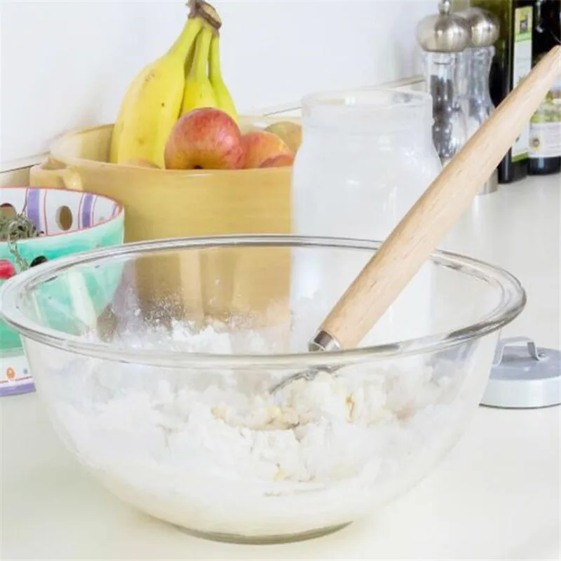 Деревянные ручки датский венчик мука катушка тестомеситель кондитерские