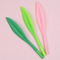 36pcslot korean cute gel pens cool kawaii leaves stationery for school 2022 funny kawai stuff thing roller ball point ballpoint