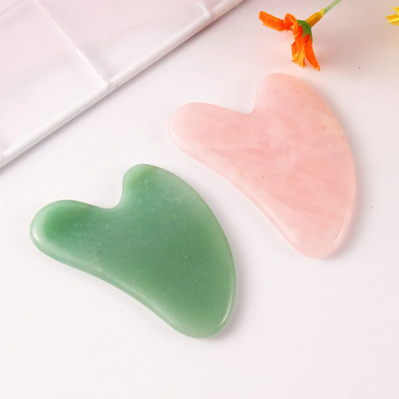 

Natural Jade Stone Gua Sha Scraper Facial Beauty Massage Tools For SPA Acupuncture Therapy Trigger Point Treatment Antistress