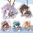 2021 игра Аниме Genshin Impact Zhongli Xiao Klee Barbatos Hu tao брелок сумка подарок милый брелок мультяшная игрушка Косплей Рождество