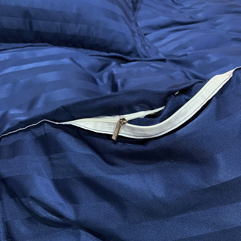 Однотонный Семейный комплект постельного белья пододеяльника размера King Size