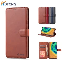 solid color wallet card slot leather flip case for huawei mate 30 20 p30 lite nova 4e 5z 5i pro fashion bracket shockproof cases