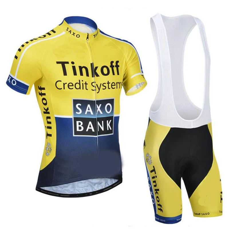 

2021 Tinkoff Cycling Jersey Set Summer Quick-Dry MTB Road Bike Cycling Clothing Breathable Mountain Bike Uniform Cycling Sets