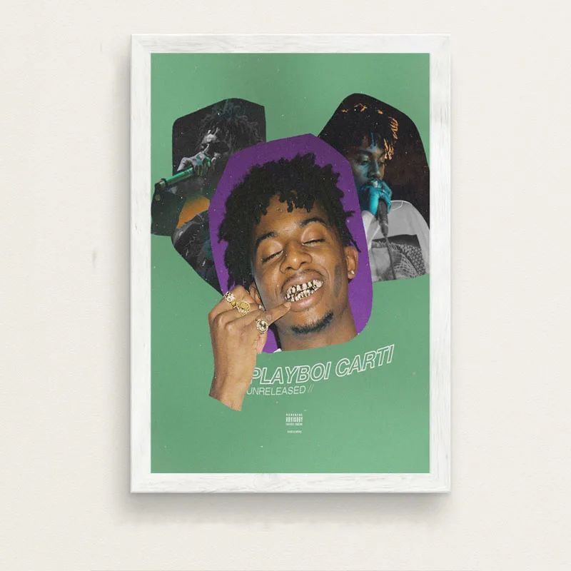 Playboi Carti популярный музыкальный альбом хип-хоп рэп-звезда художественное полотно плакат настенное украшение для дома высокое качество домашний Декор без рамки o428