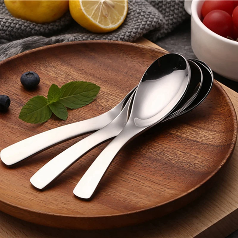 

Big deal 12 PCS Spoon Tableware Household Spoon with 4 Pairs Spoon Fork Chopstick,Flatware Silverware Cutlery