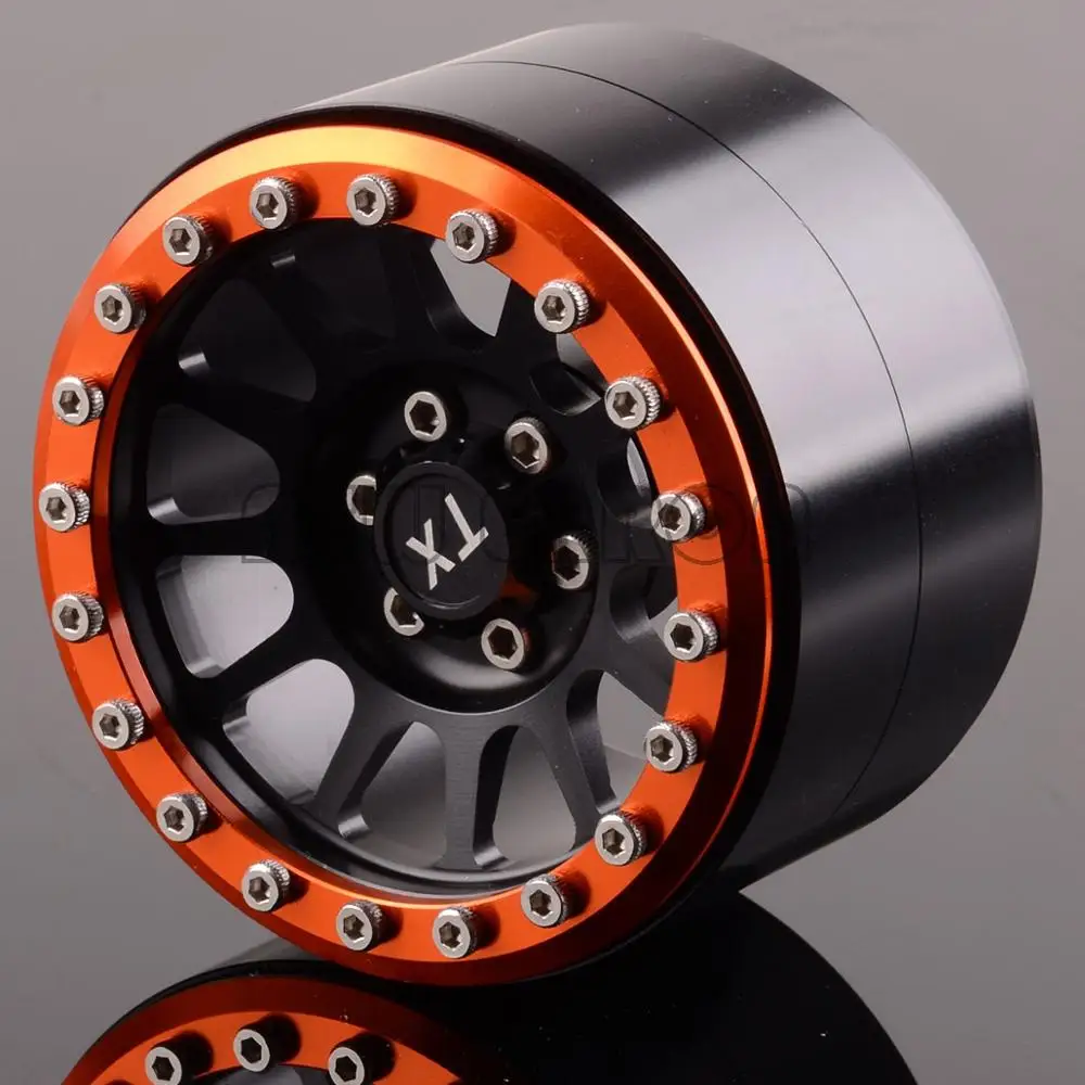 Новинка алюминиевые колеса ENRON с 12 спицами 2 дюйма 4 шт. подходят для Axial Yeti Wraith RC