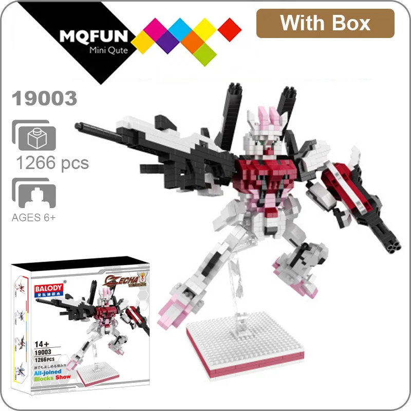 Balody японские мультфильмы аниме супер робот война Гундам строительные блоки