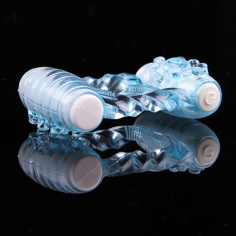 Двойной вибрирующий член телефон кольца секс помощь для взрослых вибрационные