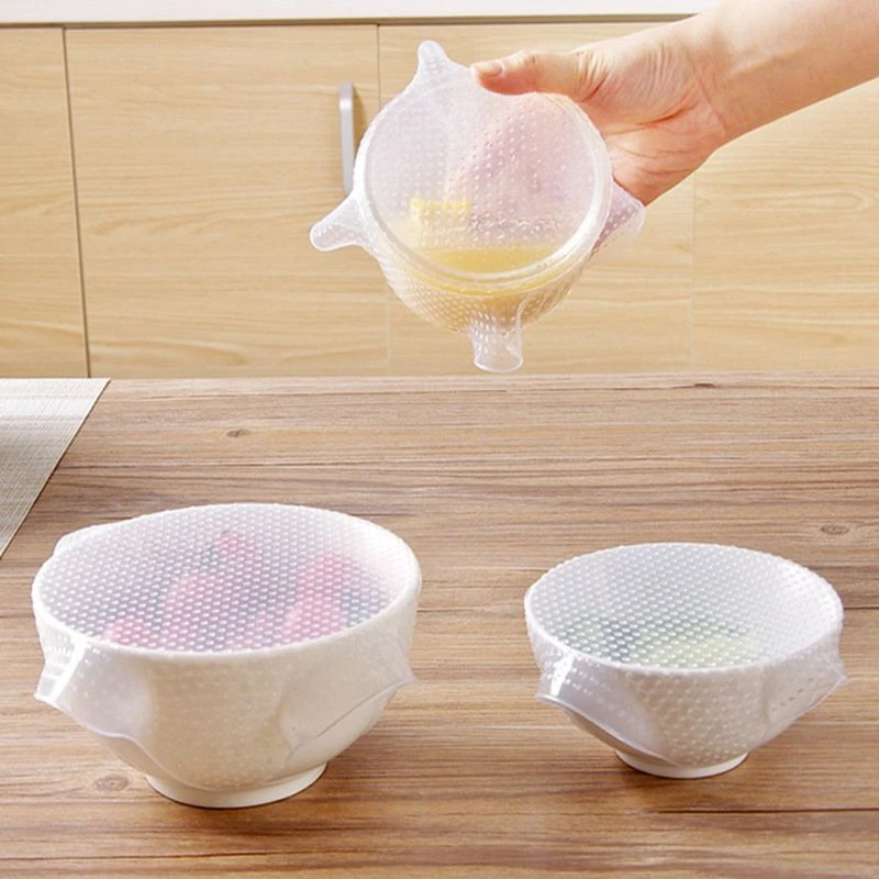 3 шт./компл. прозрачный силиконовый герметичный силиконовая прилипающая пленка