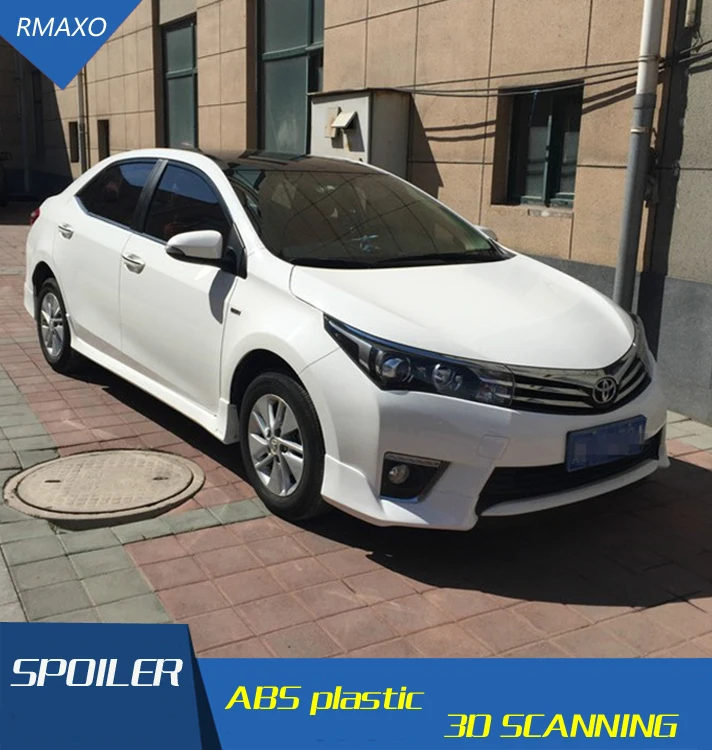Задний спойлер для Corolla задний бампер из АБС пластика диффузор 14 15 маленький