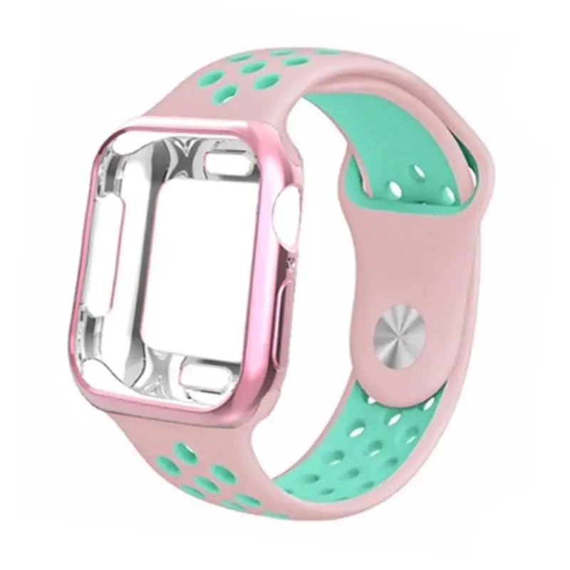 Ремешок для часов apple watch 4 Band correa apple watch 42 мм 38 мм 44 мм 40 мм iwatch series 5 4 3 2 Силиконовый браслет pulseira ремешок для часов