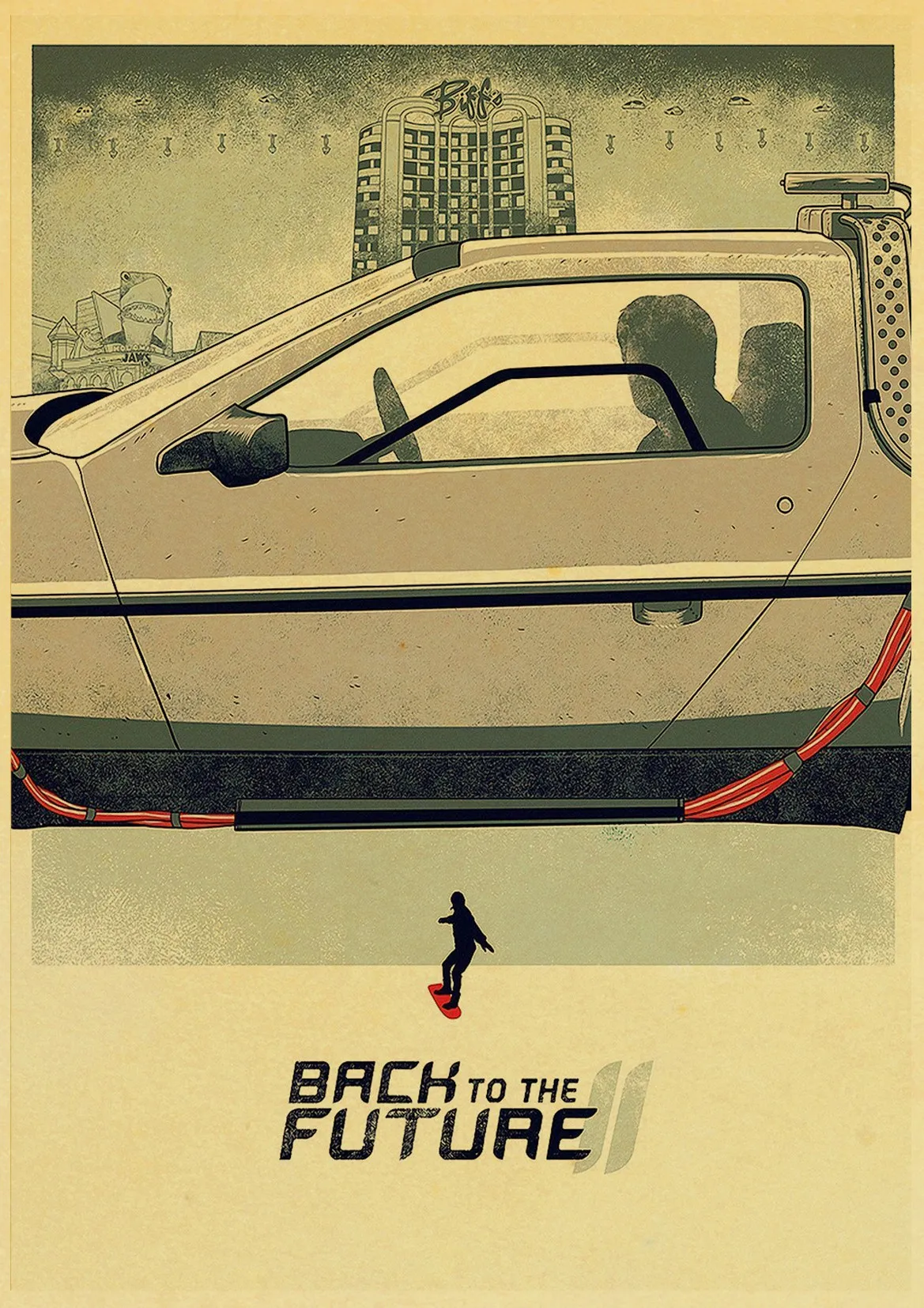 

Классический фильм «Назад в будущее» винтажный плакат Lanxihaibao