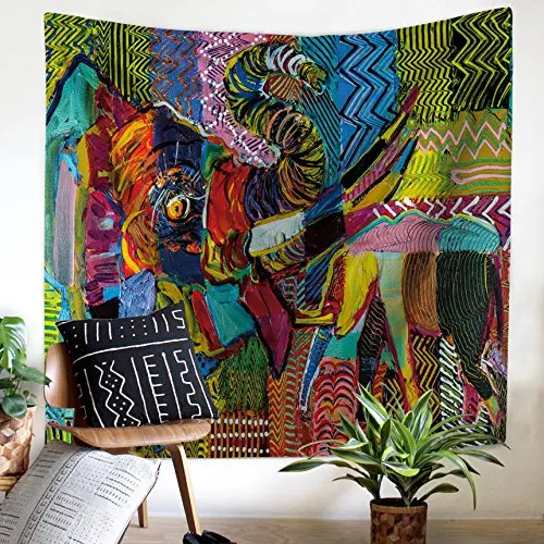 

Uniquen Elephant Tapestry Custom Decor Indian Unique Hanging Wall Decor