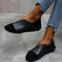 women shoes spring moccasins mother loafers soft flats casual female driving ballet footwear autumn soft sole leather shoes