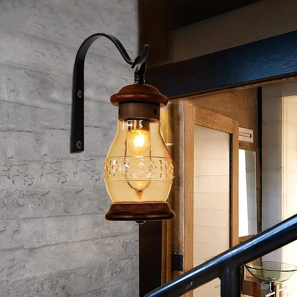 

4 / 10pcs Hanging Basket Brackets Metal Strong Outside Best Garden Hooks Wall Decoration Hook Wall-Mounted Price Storage L6B6