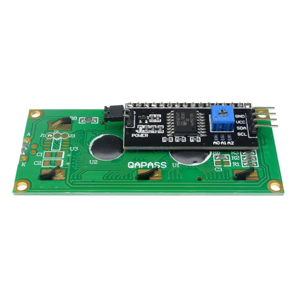 Желто зеленый экран переходная пластина Iic igc интерфейсный модуль 1602 ЖК 1602Lcd
