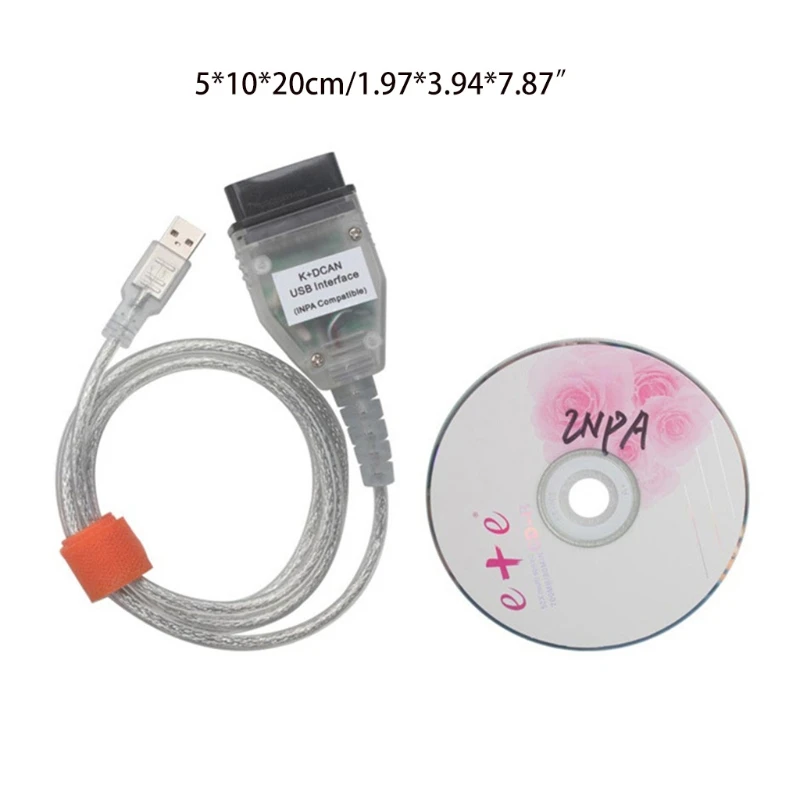 Compatible with BMW-E86 E84 E82 E83 E87 E70 E71 E81 E60 E85 K+DCAN USB Interface INPA OBD CAN Diagnostic Cable Switch |