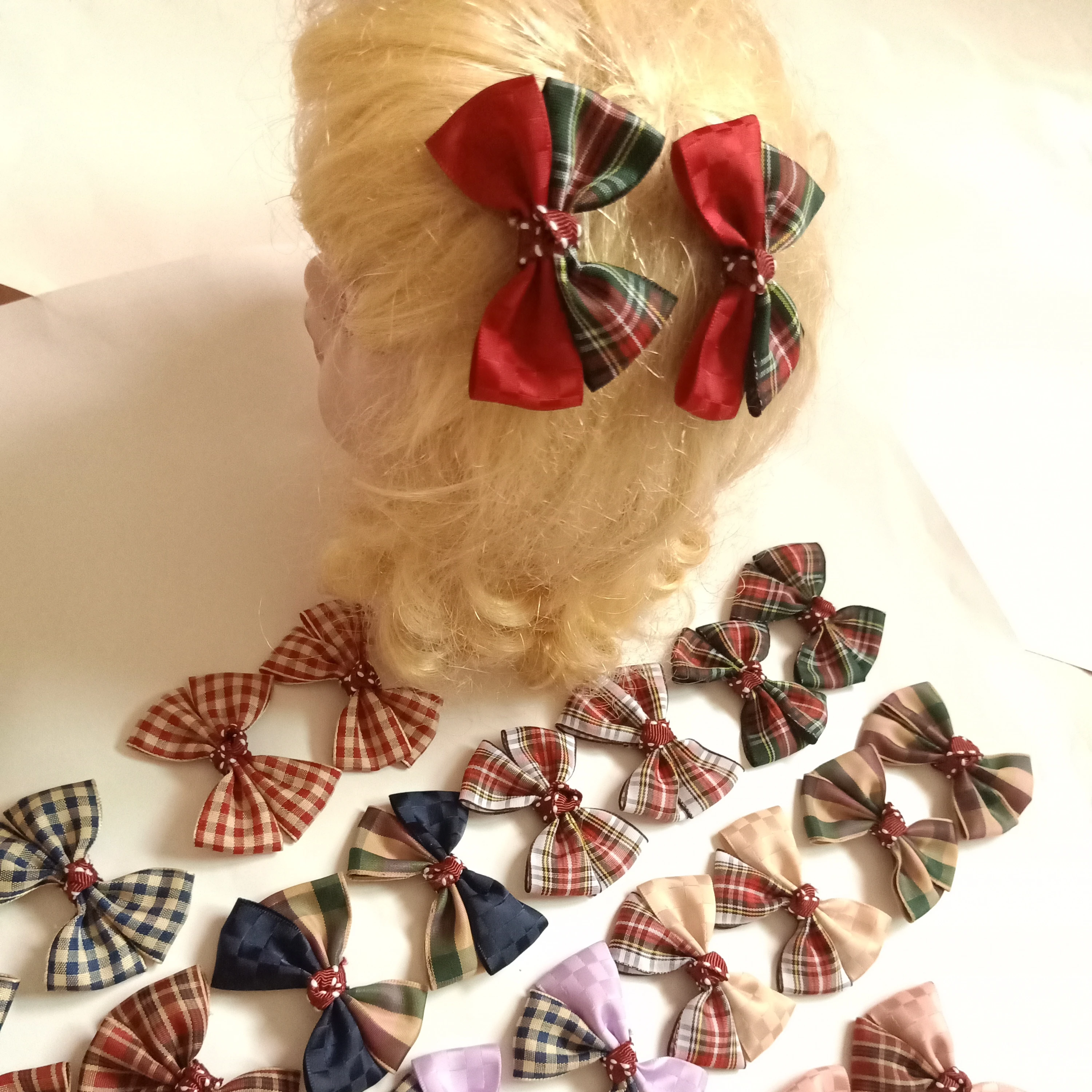 2 шт./компл. банты для волос аксессуары заколки ручной работы головной убор