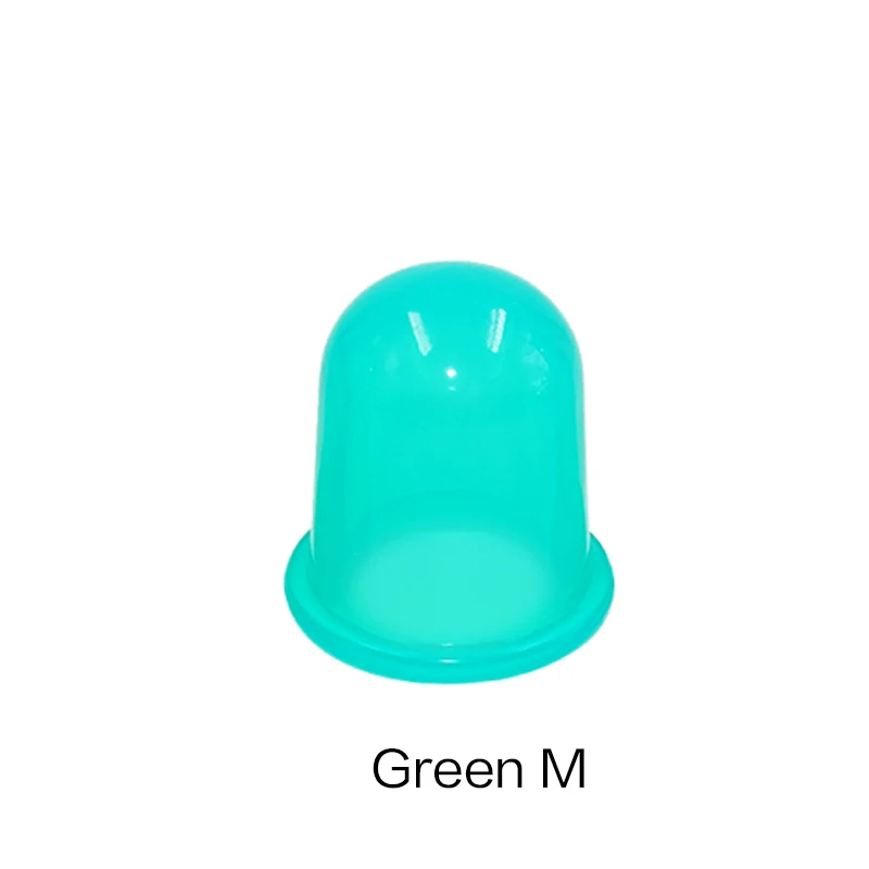 55mm Green Beurha вакуумная банка чашка китайская присоска Массажная чашка для лица вентуз антицеллюлитные банки для вакуумного массажа массажные банки, всасывание чашки - Цвет: 55mm Green