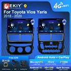 Автомагнитола EKIY S7T на Android для Toyota Vios Yaris 2018 2019 2020 с GPS-навигацией автомобильный мультимедийный видеоплеер стерео 2din Carplay