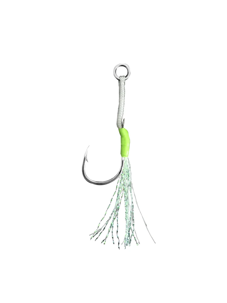 

10Pcs Assist Hook Fish Hook Metal Jig Hook Jigging Spoon Saltwater Fishhook 9#11#13#15#17#