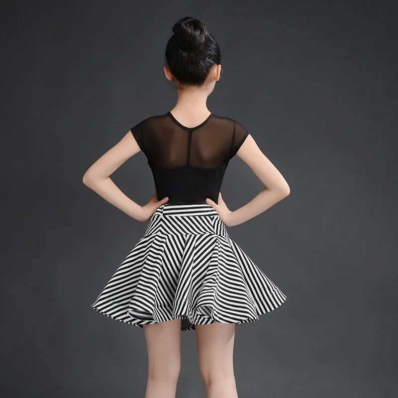 Модный костюм для латинских танцев Детская одежда танго ча румбы Одежда бальных