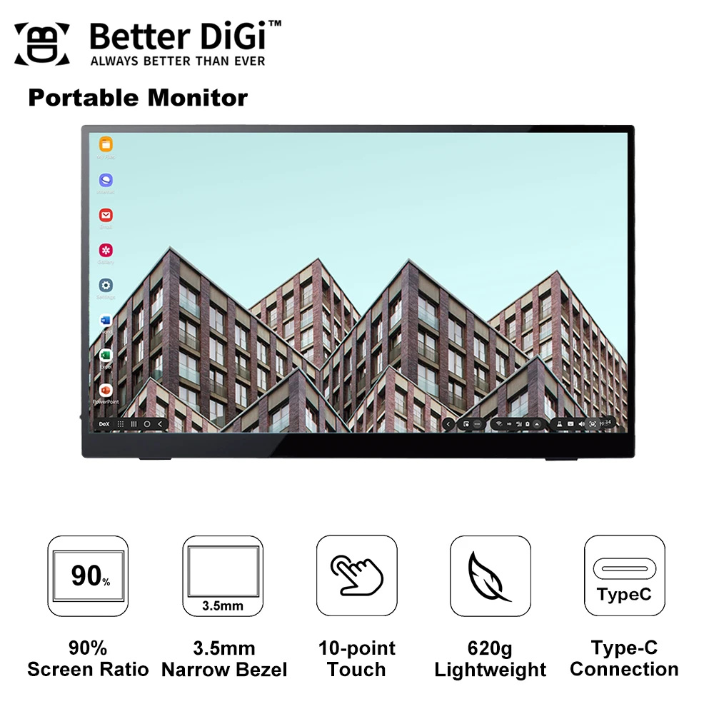 Портативный монитор дисплей Мобильный телефон для ноутбука расширения