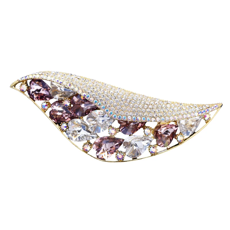 ZHANG TAI Luxy Glitter Austrian Rhinestone Women Hair Clip Girls Hairpins Charming Tiaras Bride Wedding Accessories | Украшения и