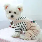 Зимняя одежда комбинезон для собаки, костюм для маленьких собак, штаны для домашних животных, Комбинезоны для Мальтийского померанского шпица