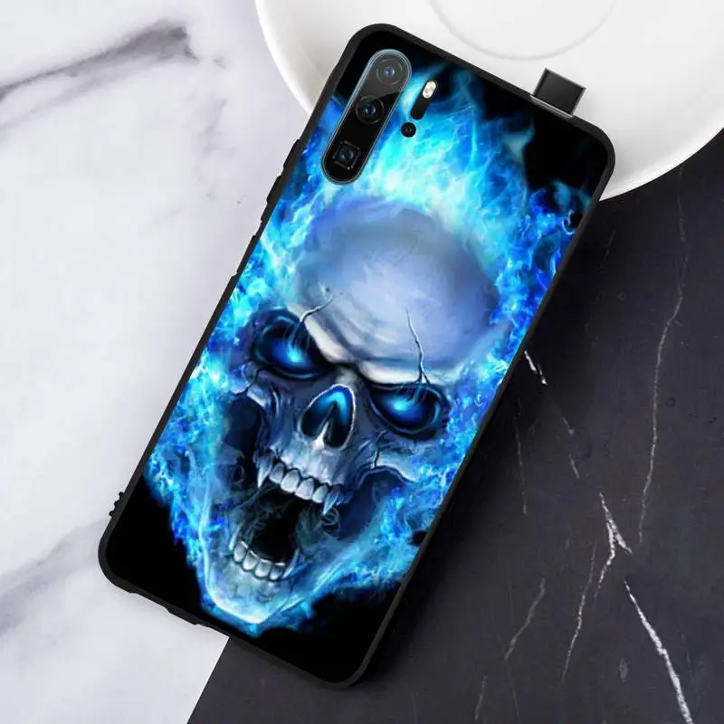 

Skeleton Middle Finger Phone Cases For Huawei honor Mate P 10 20 30 40 Pro 10i 9 10 20 8 x Lite
