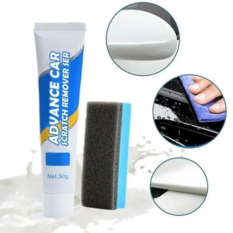 

1pcs Car Polishing Wax with Sponge Auto Paint Care Scratch Repair Compound Kit Accessorie