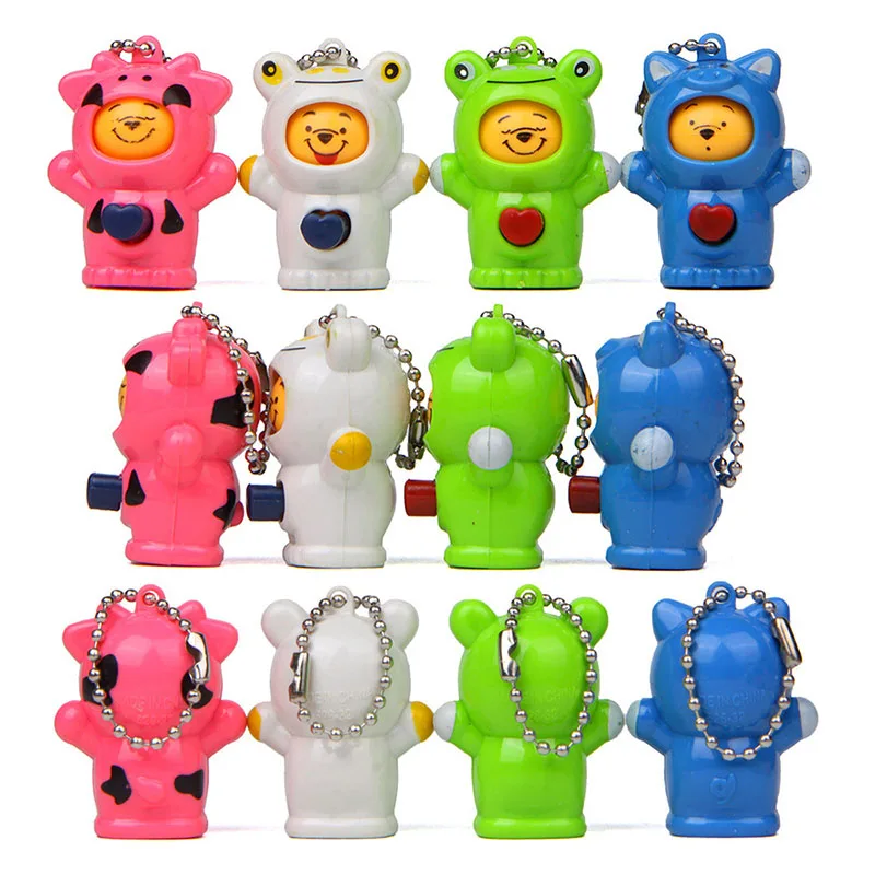 1 шт. 4 см фигурка медведя меняющая лицо игрушка в виде животного модель кукла