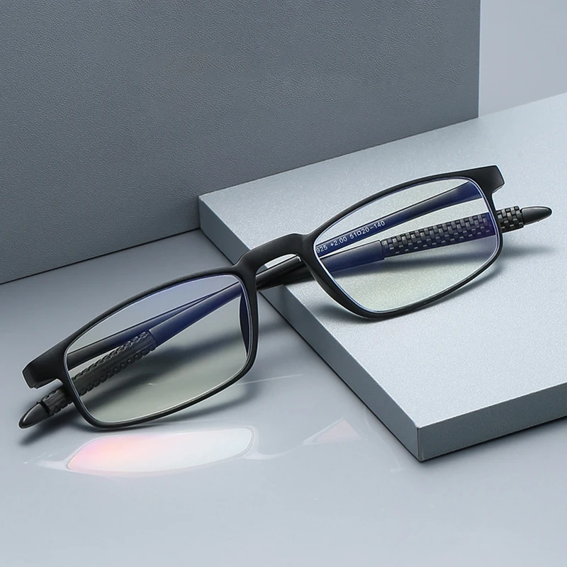 

Vintage TR90 Reading Glasses Women Men Anti Blue Light Presbyopic Glasses Prescription Glasses with Diopters Gafas De Lectura