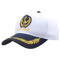 navy sailor cap stage performance nautical hat seaman captain general baseball hats outdoor homme casual sunhat
