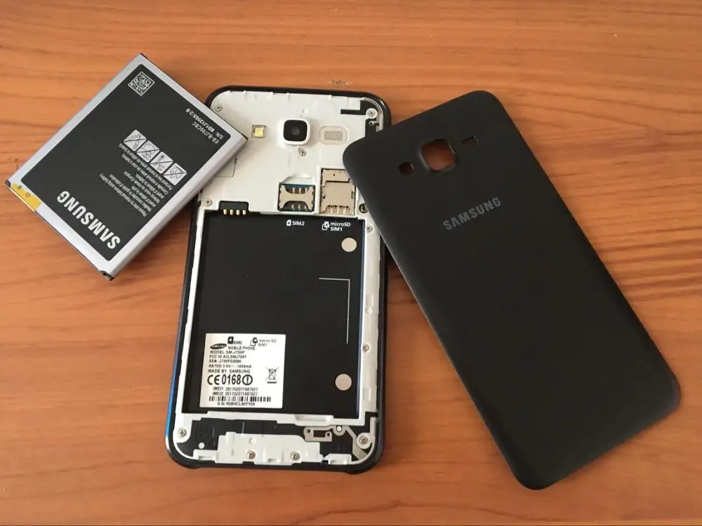 Смартфон Samsung Galaxy J7 J700F 2 Sim-карты восемь ядер 1 5 ГБ ОЗУ 16 Гб ПЗУ 13 МП мобильный