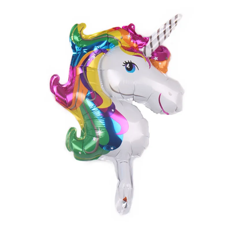 3 шт. принт мульташной Минни Единорог алюминиевой фольги воздушный шар смесь для
