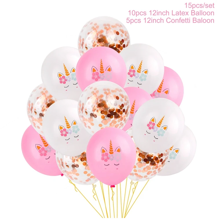 Balloon 2 PATIMATE 100 шт Единорог мешочек для печенья, конфет Единорог вечерние украшения подарок с Unicorn сумка Свадьба День Рождения Декор упаковка поставки - Цвет: Balloon 2
