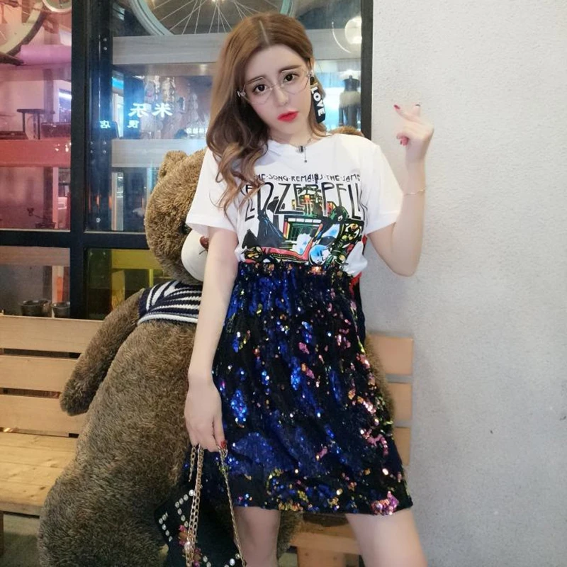 Женская летняя Офисная юбка имперский Высокая талия хип хоп пакет А силуэта выше