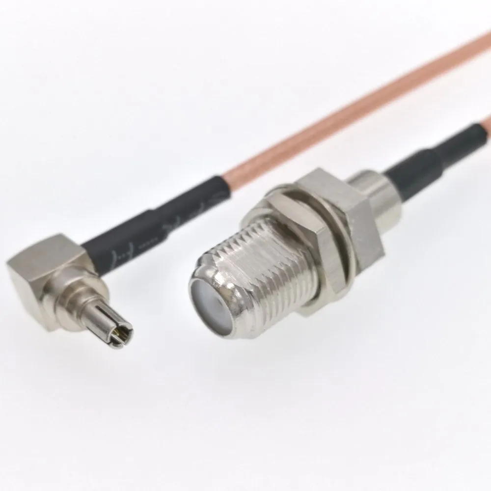 

100 шт. CRC9 папа к F женский гайка переборка кабель RG316 Pigtail Huawei модем 16 см