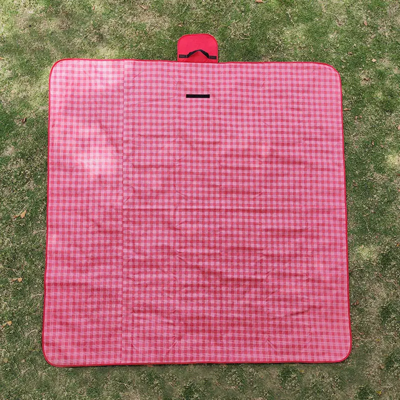 

Outdoor Camping Picnic Mat Waterproof PVC Foldable Plaid Beach for Sleeping Blanket Picnic Rug Waterproof Sleeping Tent