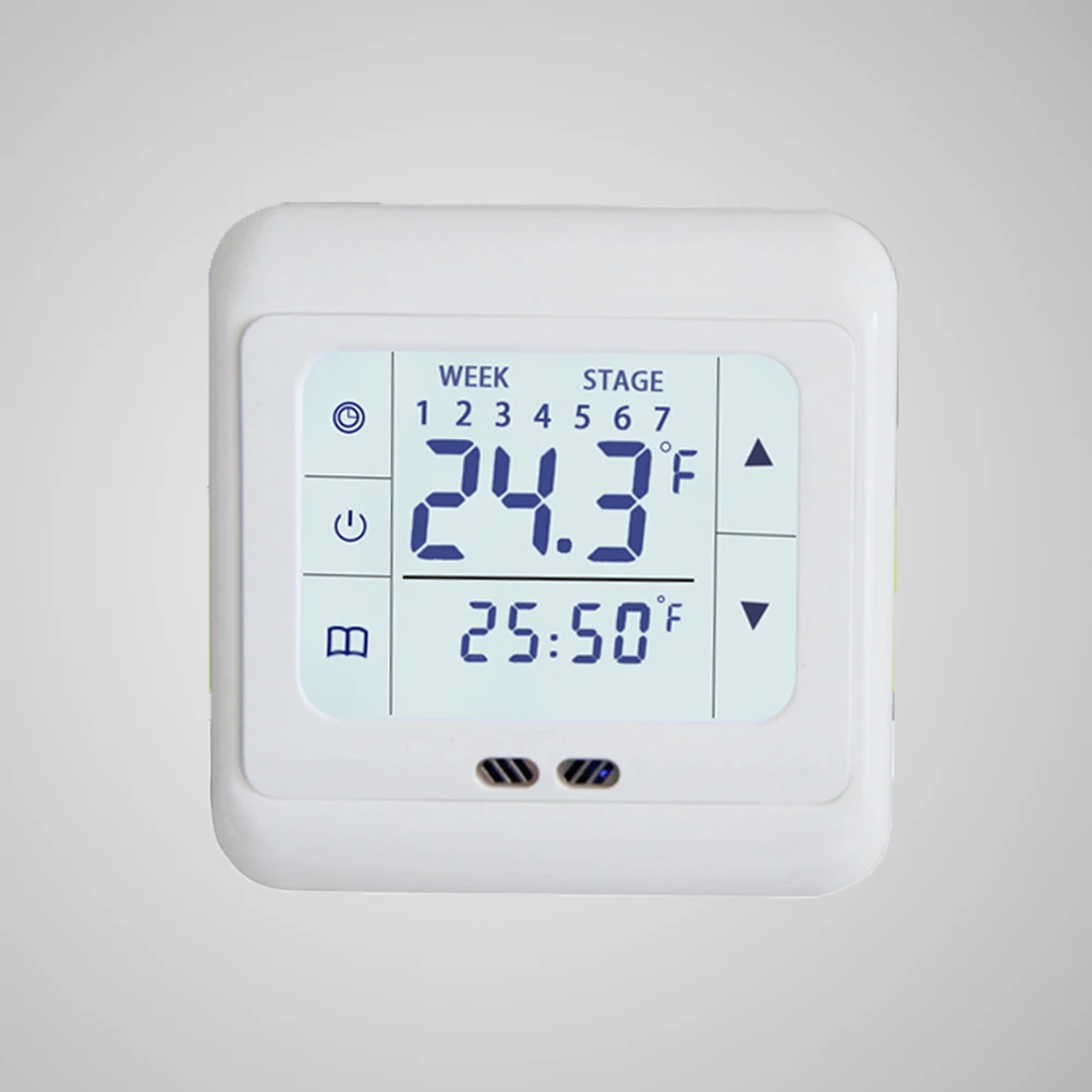 Programmable Digital Thermoregulator Touch Screen Room Heating Thermostat Underfloor for Floor Electric System | Обустройство дома